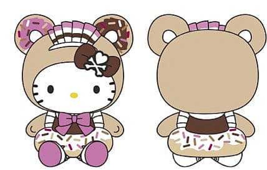 Plush Weactive | Tokidoki X Hello Kitty Midnight Metropolis Donut Maid Hello Kitty Plushies