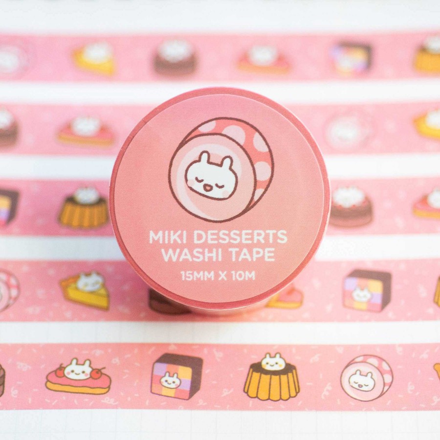 Stationery Robot Dance Battle Washi & Deco Tape | Miki Desserts Washi Tape