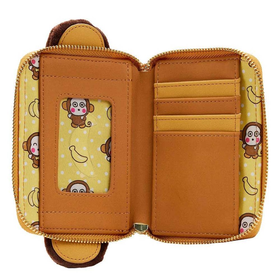 Styles Loungefly | Loungefly Sanrio Monkichi Cosplay Zip Around Wallet