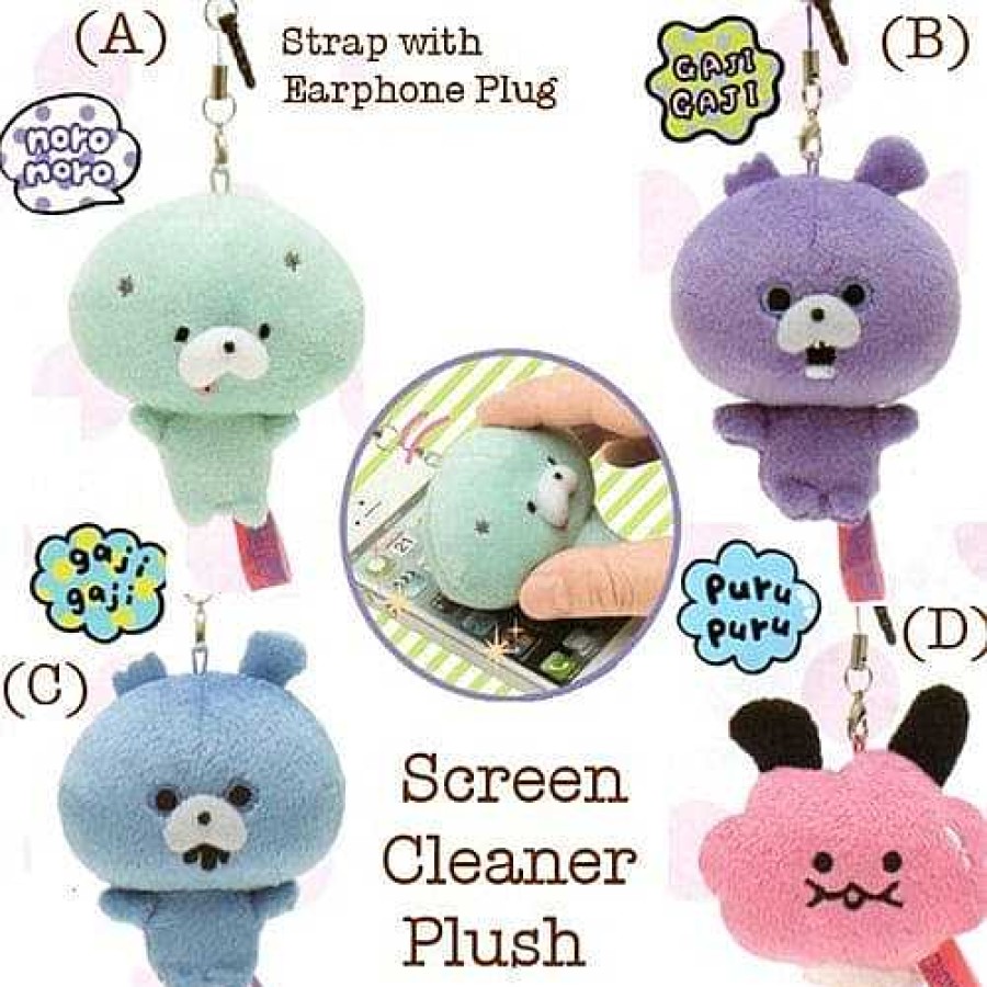 Styles Kawaii Import Bag Charms | San-X Zombbit 3" Plushy Mascot With Accessory Strap