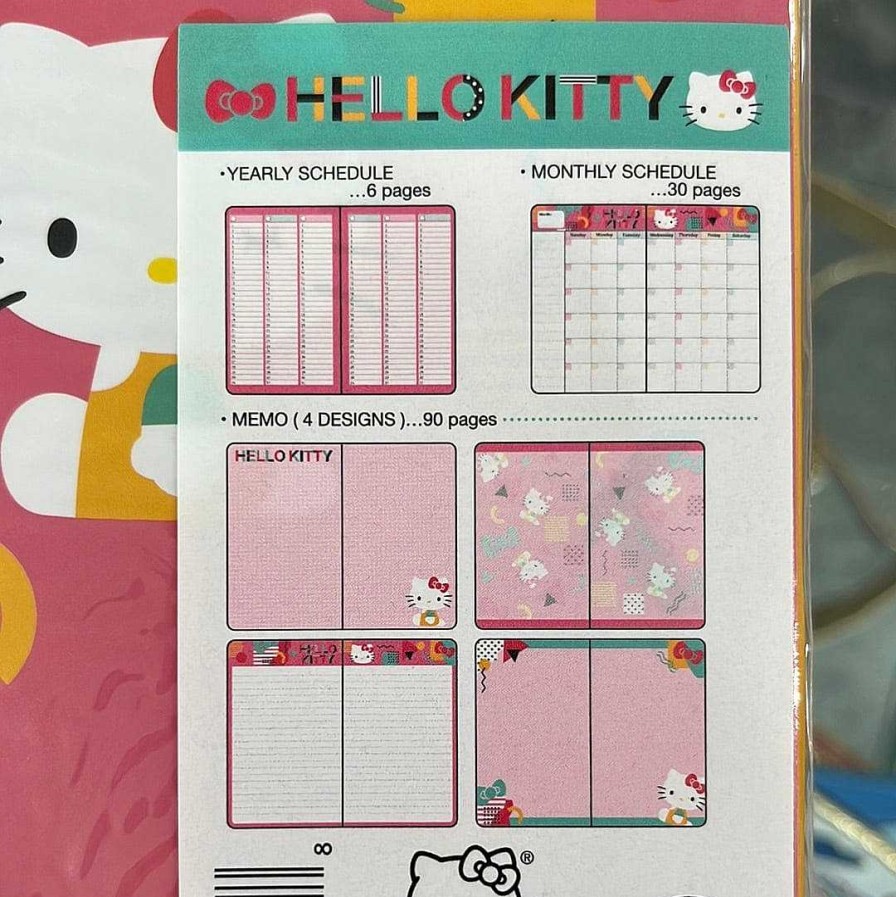 Stationery Weactive Planners | Schedule Book Journal: Color Block Hello Kitty