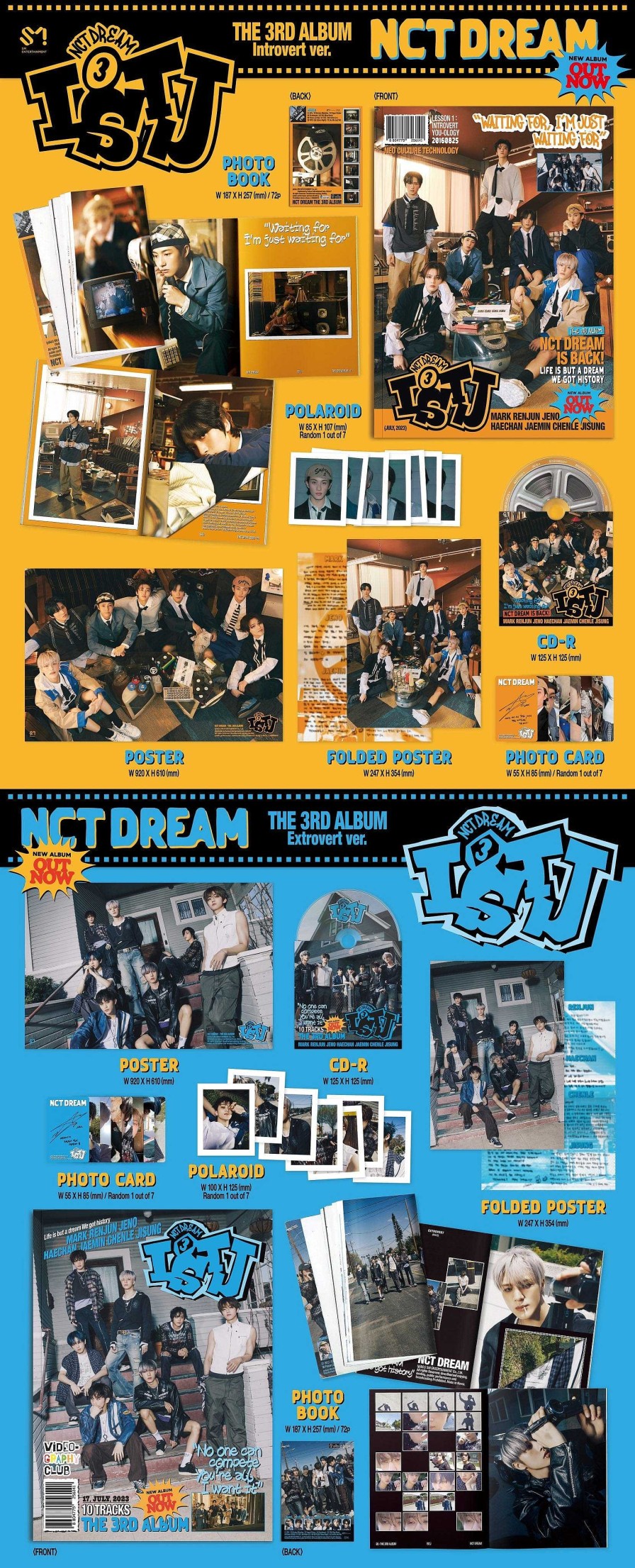 K-Pop Korea Pop Store | [Photo Card] [Nct Dream] Vol.3 [Istj] (Photobook Ver.)