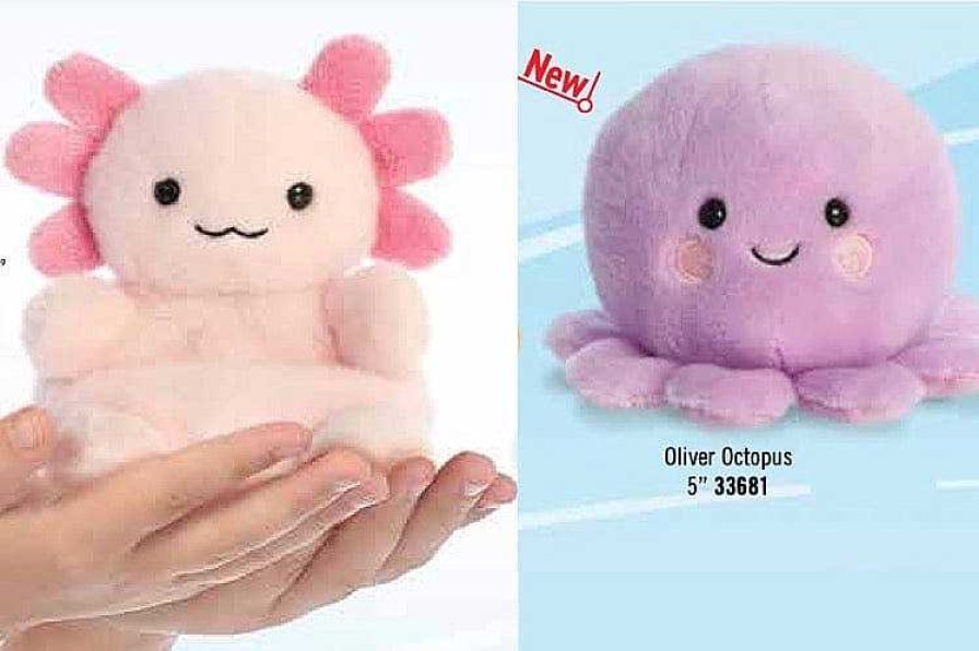 Plush Aurora | Ax Axolotl Palm Pals 5" Plush