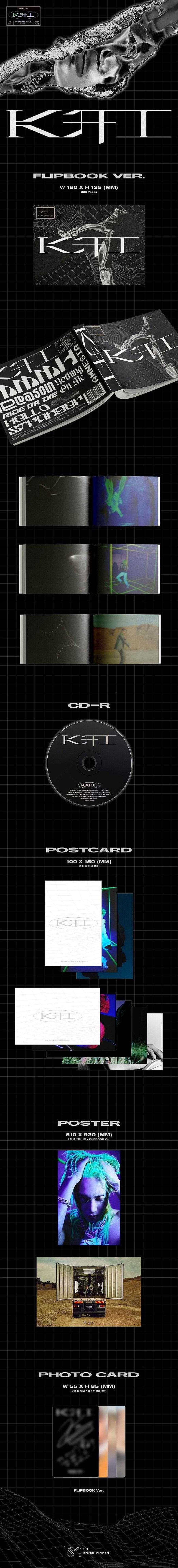 K-Pop Korea Pop Store | Kai - Kai (1St Mini Album) Flip Book Ver.