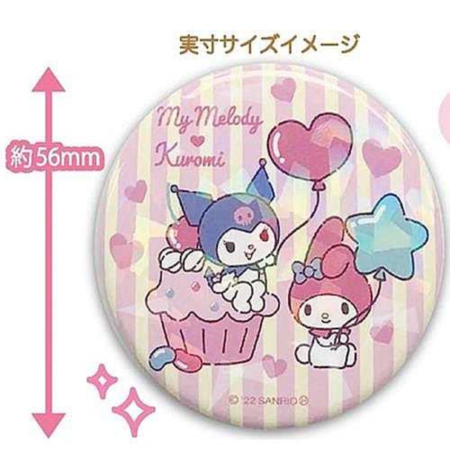 Styles BeeCrazee Pins & Ita | Sanrio Friends Carousel Glitter 2.2" Button Surprise Bag