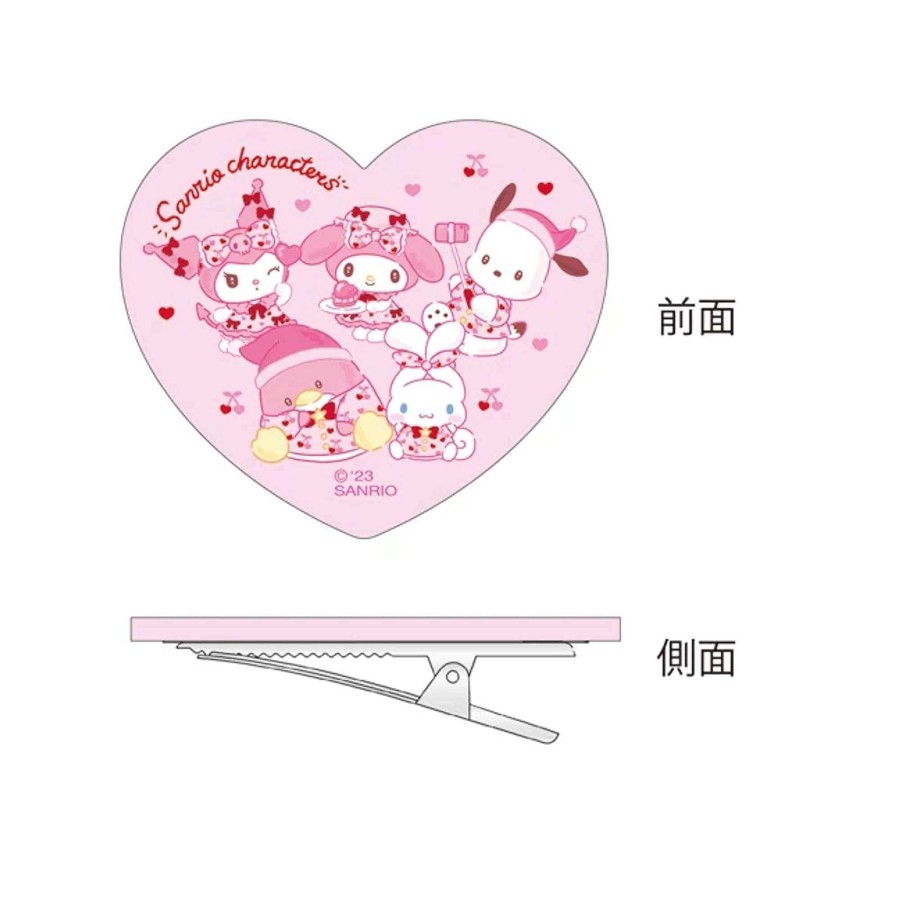 Styles Enesco Sanrio Apparel | Sanrio Friends Rose Heart Hair Clip