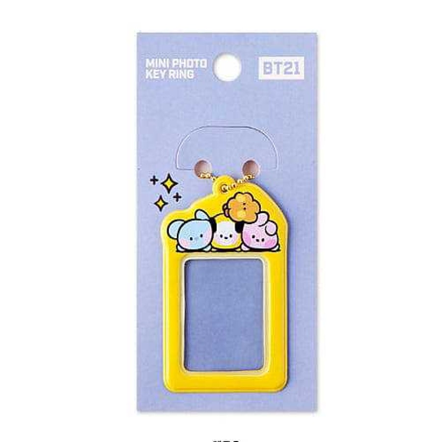 Styles BeeCrazee Keychains & Lanyards | Bt21 Minini Photo Card Holder Key Ring