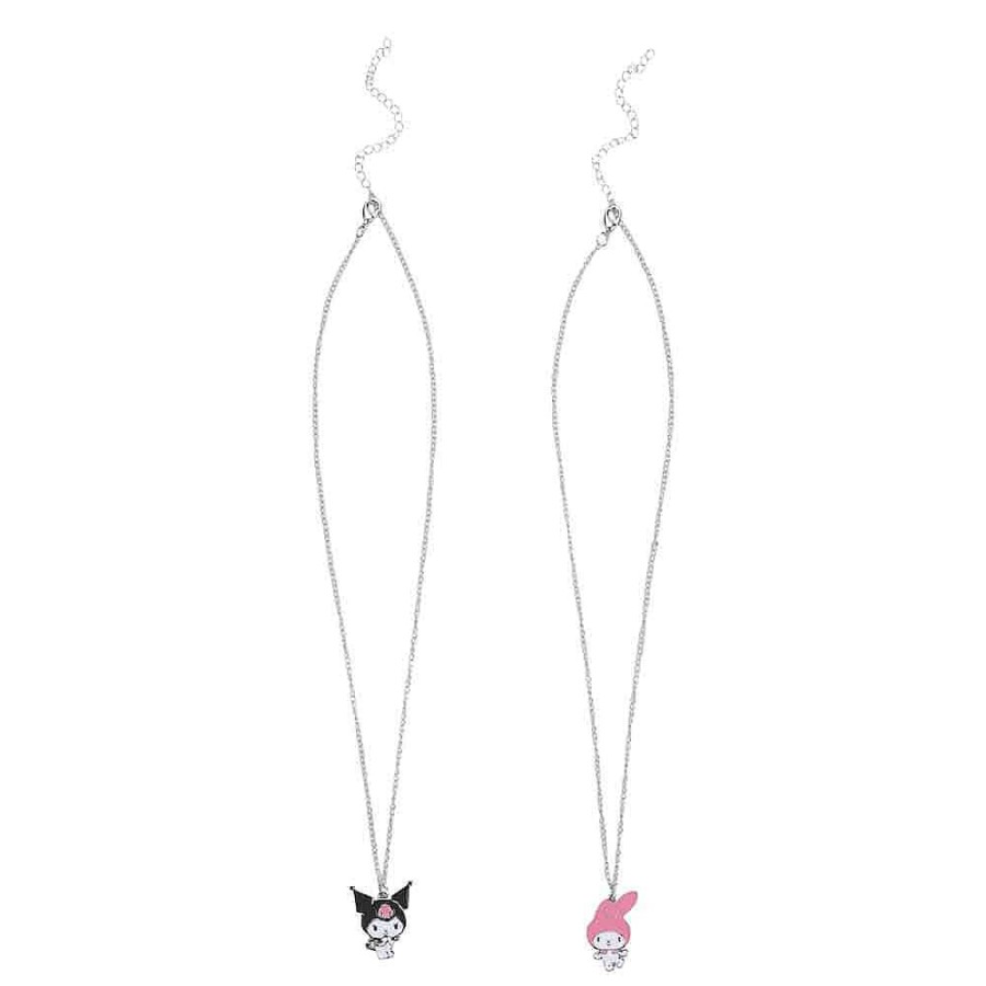 Styles BioWorld Sanrio Apparel | My Melody & Kuromi Bestie Necklaces Set