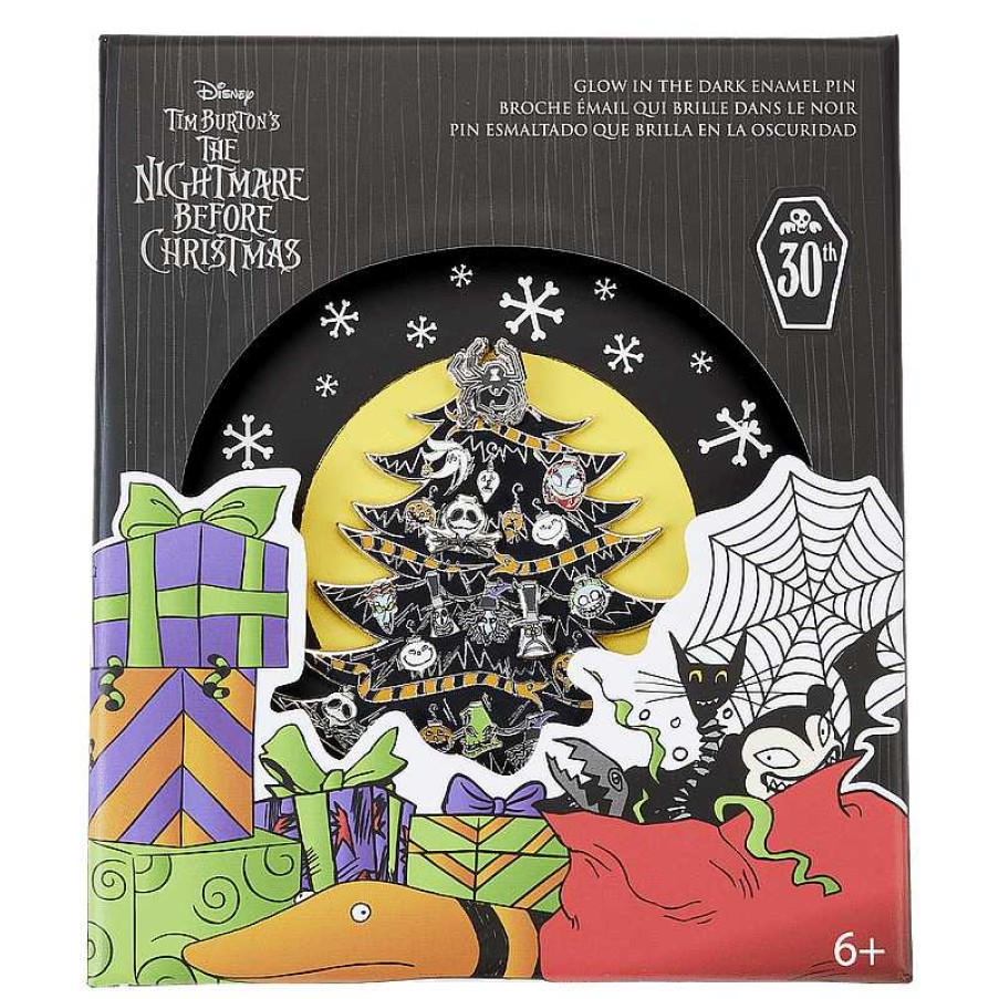 Styles Loungefly | Loungefly Disney Nightmare Before Christmas Tree String Lights 3" Collector Box Pin