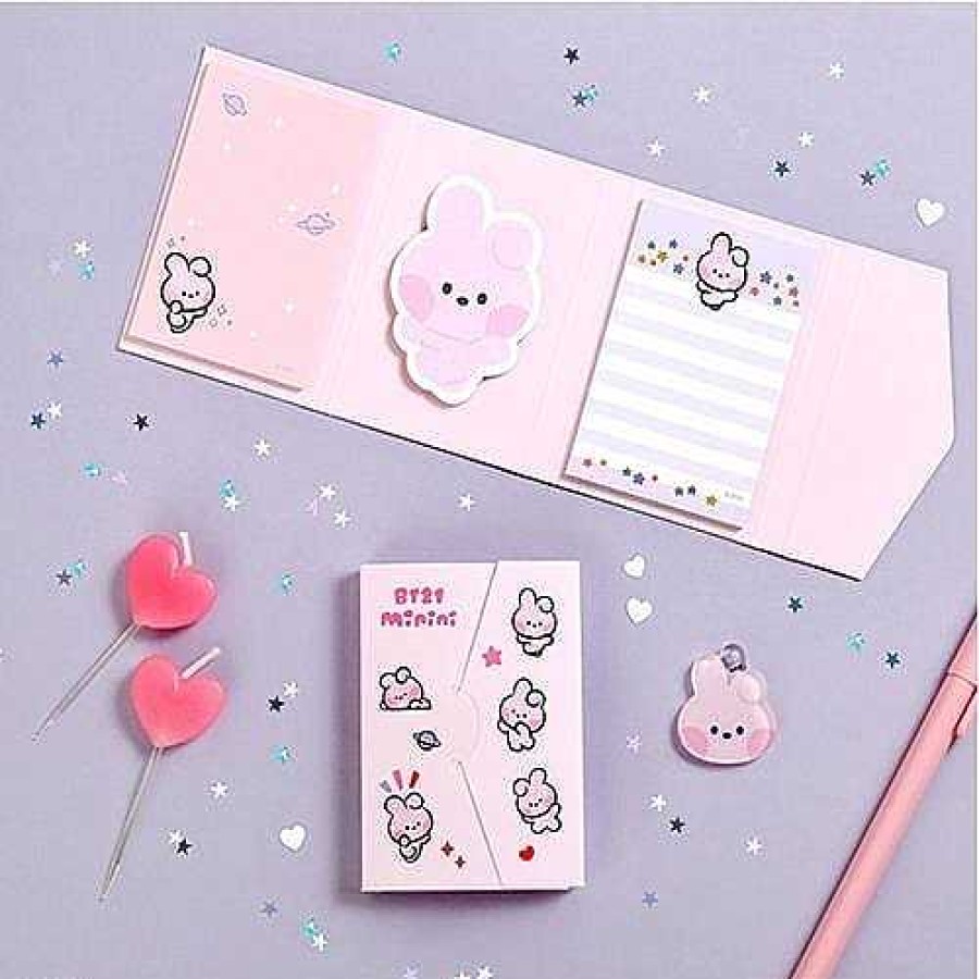 Stationery BeeCrazee | Bt21 Minini Folding Sticky Notes