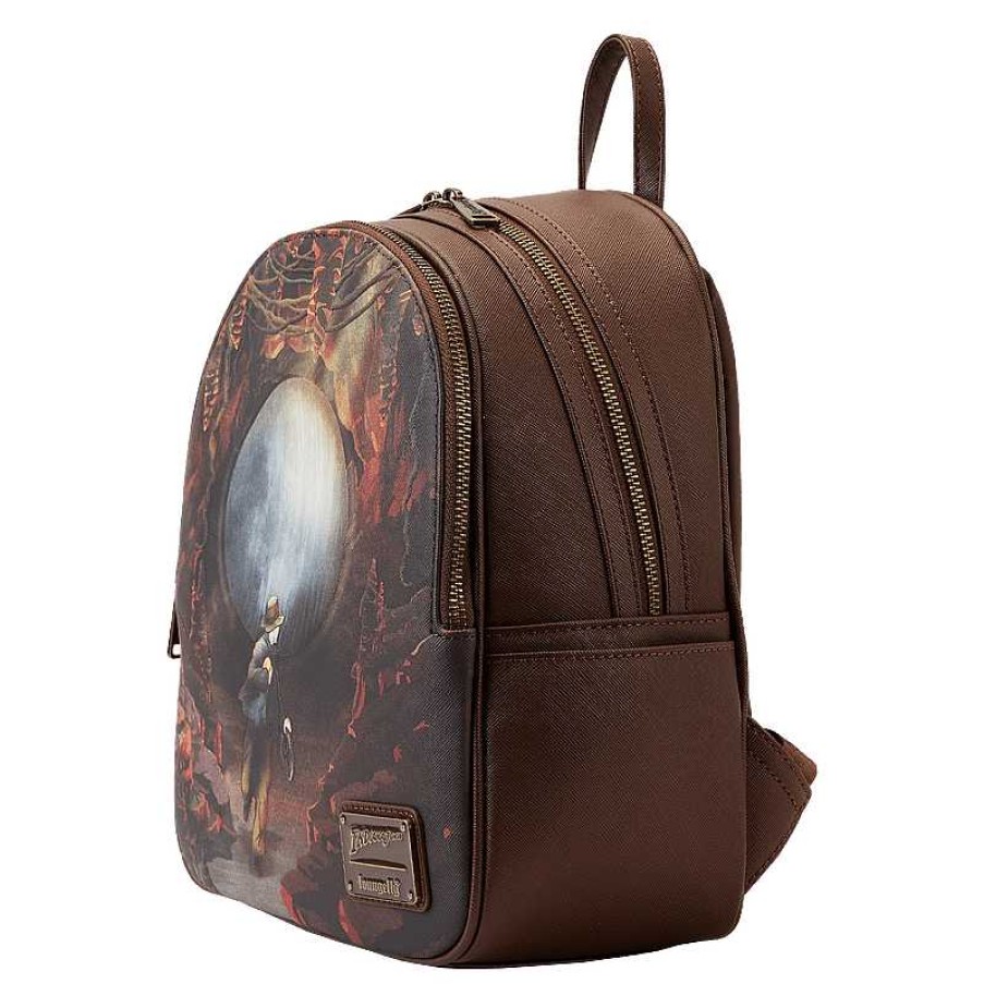 Styles Loungefly | Lf Indiana Jones Raiders Of The Lost Ark Mini Backpack With Idol Coin Purse