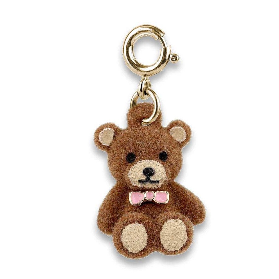 Styles Charm It Charm It! | Gold Fuzzy Bear Charm