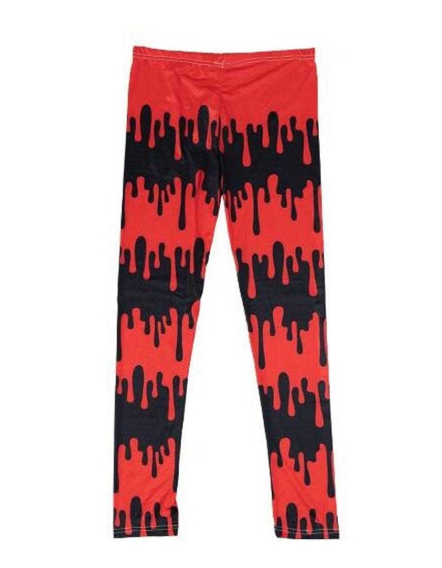 Styles ACDC Rag Acdc Rag | Acdc Rag Red Drip Leggings