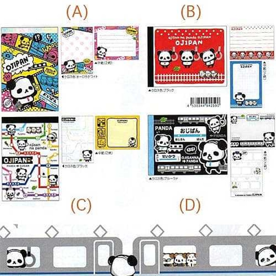 Stationery Kawaii Import Memos | Q-Lia Ojipan Panda Small Memo Pad: Camera Film Negative (A)