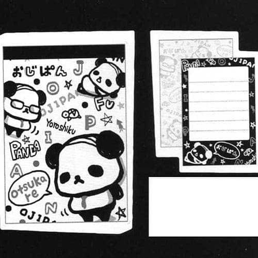 Stationery Kawaii Import Memos | Q-Lia Ojipan Panda Small Memo Pad