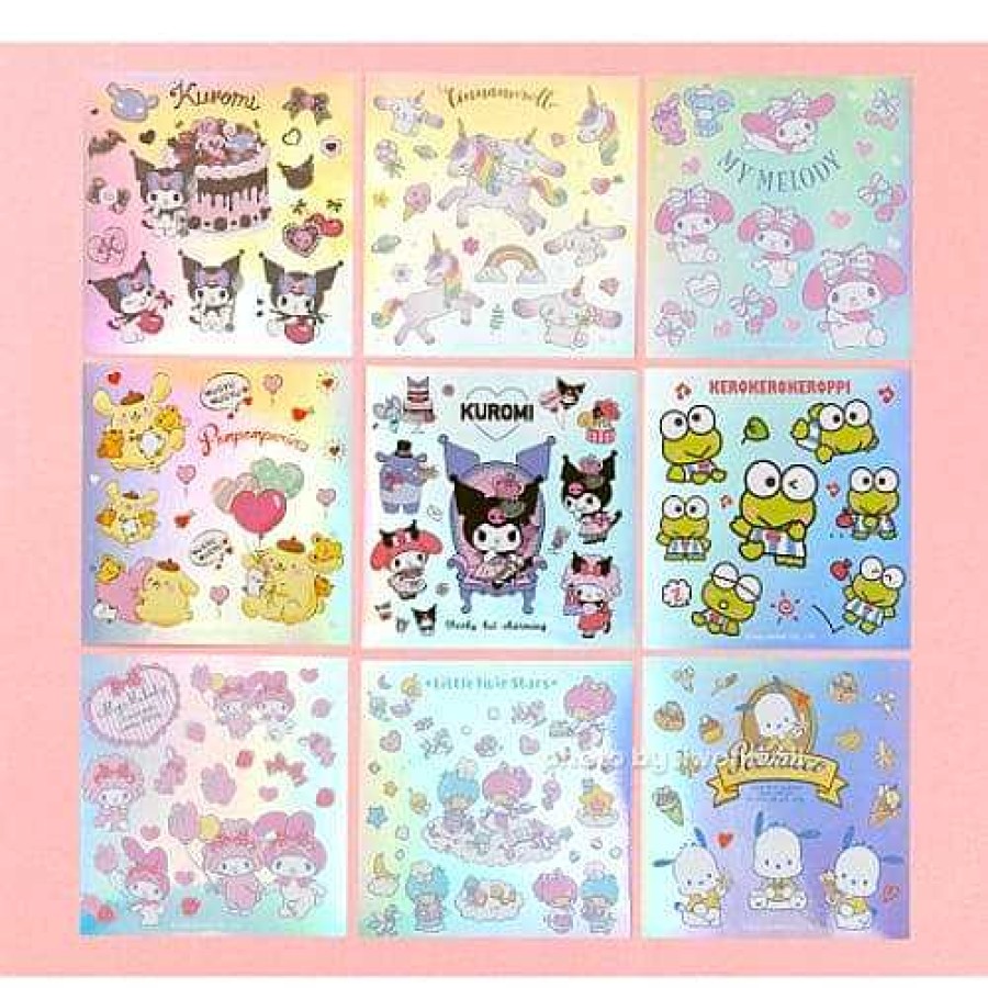 Stationery BeeCrazee Sanrio Stickers & Washi | Sanrio Friends Surprise Rainbow Stickers