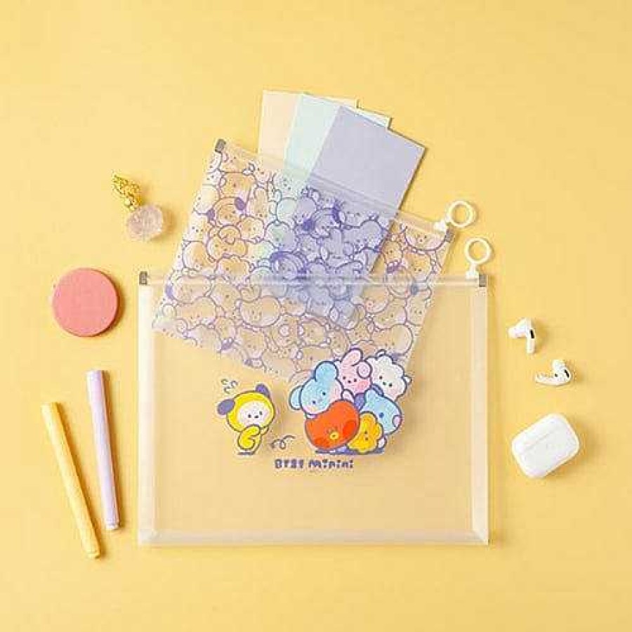 K-Pop BeeCrazee | Bt21 Minini Clear Zipper Pouch Sets