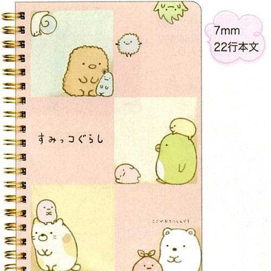 Stationery Kawaii Import Spiral Notebooks | San-X Sumikko Gurashi "Things In The Corner" Hard Cover B6 Spiral Notebook: 2