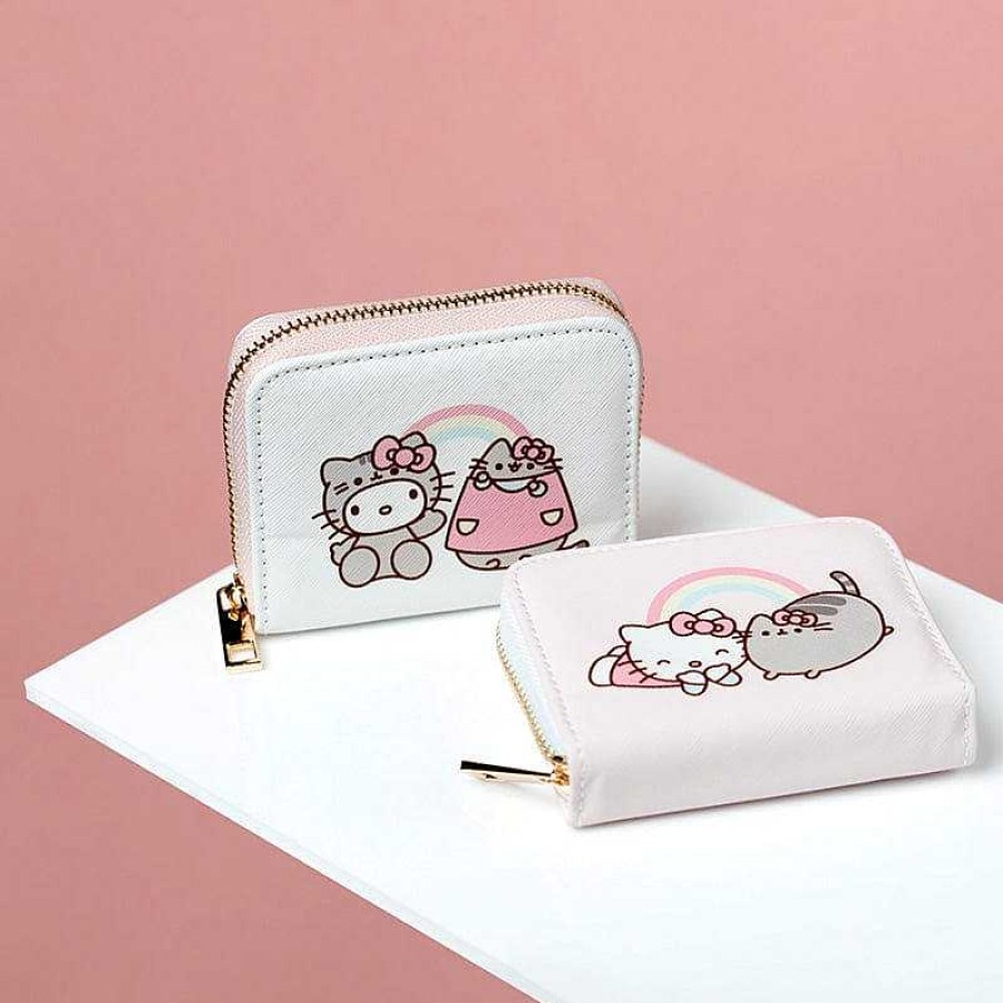 Styles Puckator Ltd Coin Purses | Hello Kitty X Pusheen Zip Around Small Wallet Purse