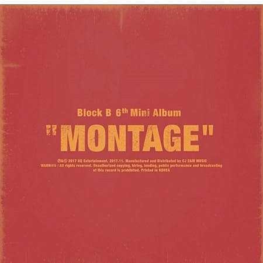 K-Pop Korea Pop Store | Block B - Montage (6Th Mini Album)