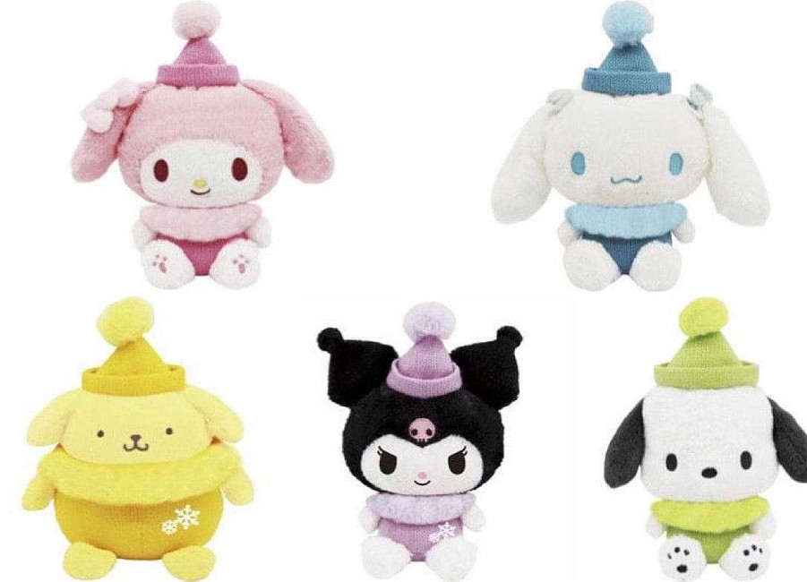 Plush Weactive | Sanrio Knit Hat & Sweater 8" Plush: , , , ,