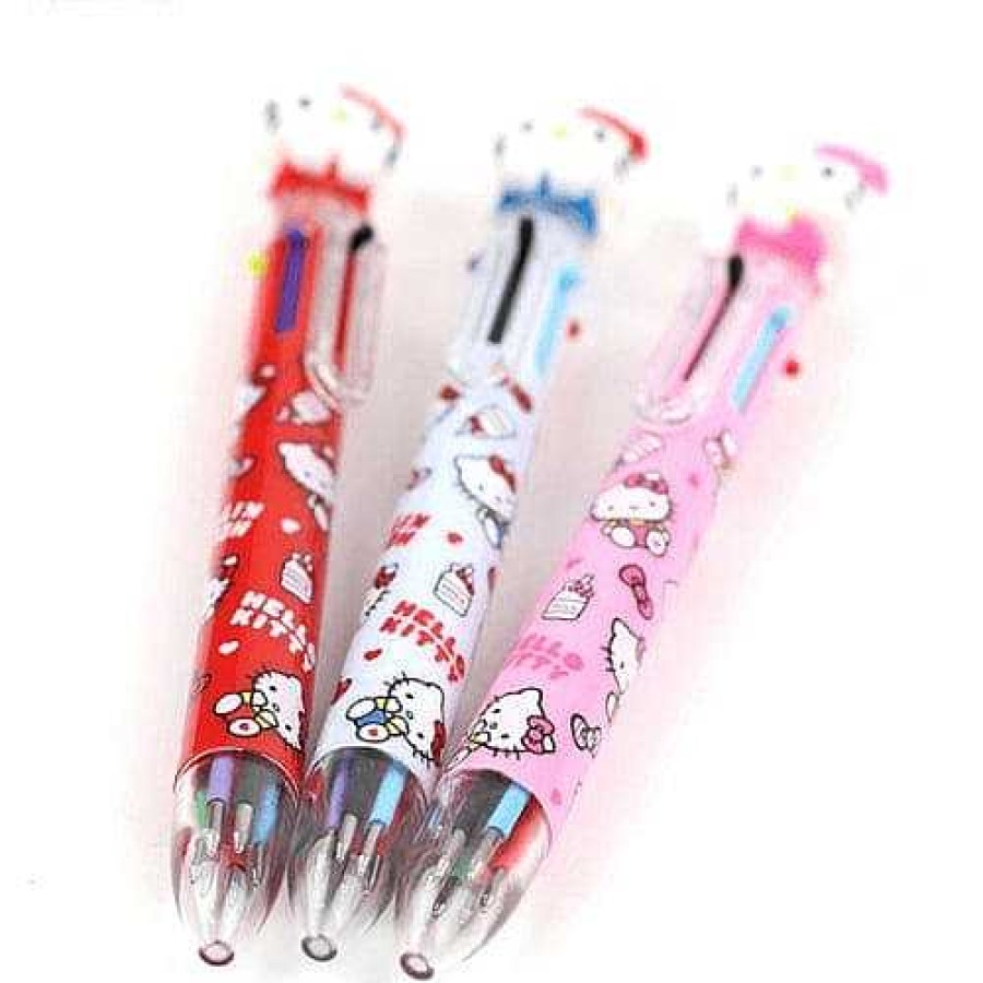 Stationery BeeCrazee Combo Writer | Hello Kitty Mascot 6-Color Pen