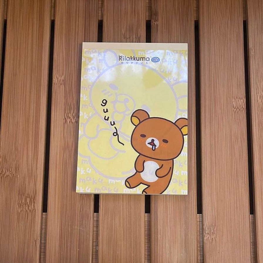 Stationery Kawaii Import Memos | Rilakkuma Hungry Memo Pad