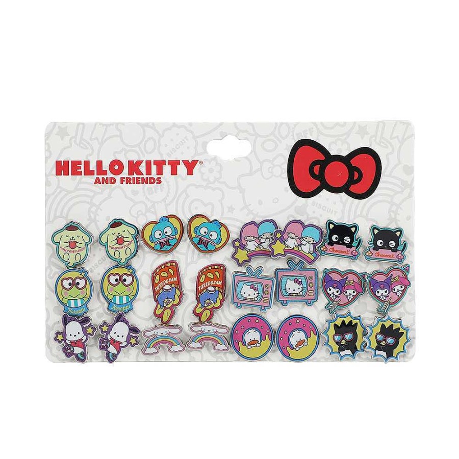 Styles BioWorld Sanrio Apparel | Hello Kitty & Friends 12-Pair Earrings Set