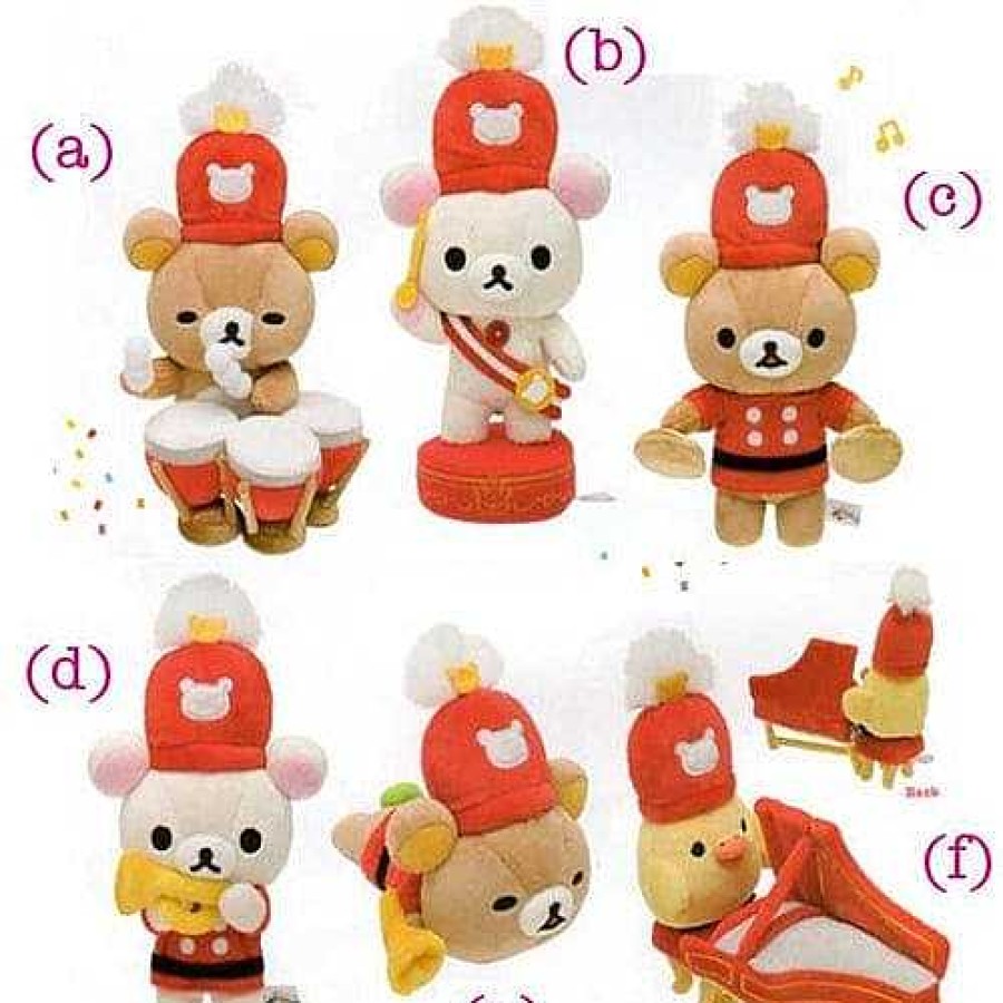 Plush Kawaii Import | San-X Rilakkuma Wonderland Marching Band 9.2" Plush: Little Bear Conductor