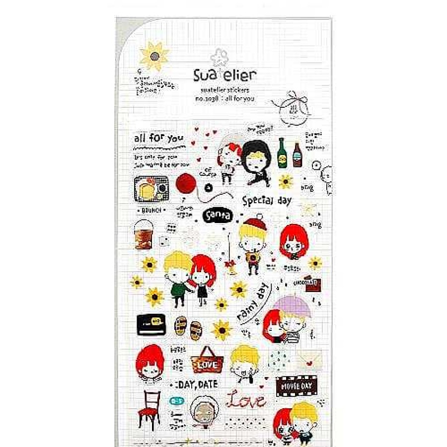 Stationery BeeCrazee Japanese Stickers | All For You Stickers