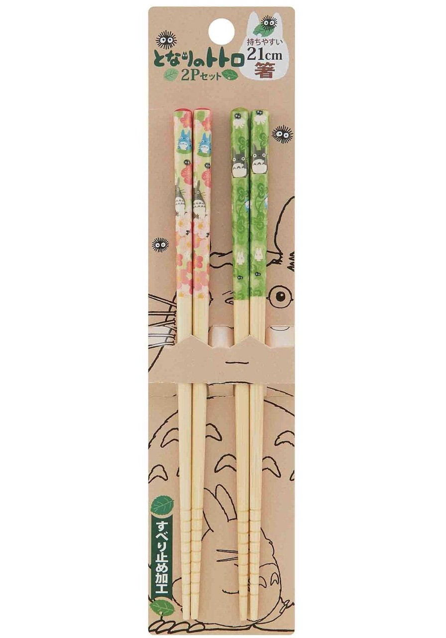 Homegoods Clever Idiots | My Neighbor Totoro 2-Piece Bamboo Chopstick Set