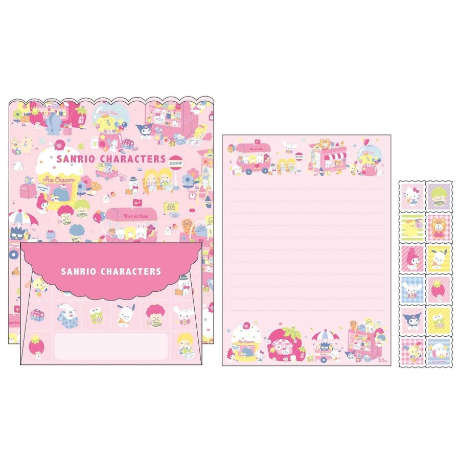 Stationery Enesco Letter Sets | Sanrio Friends Sweets Shop Letter Set