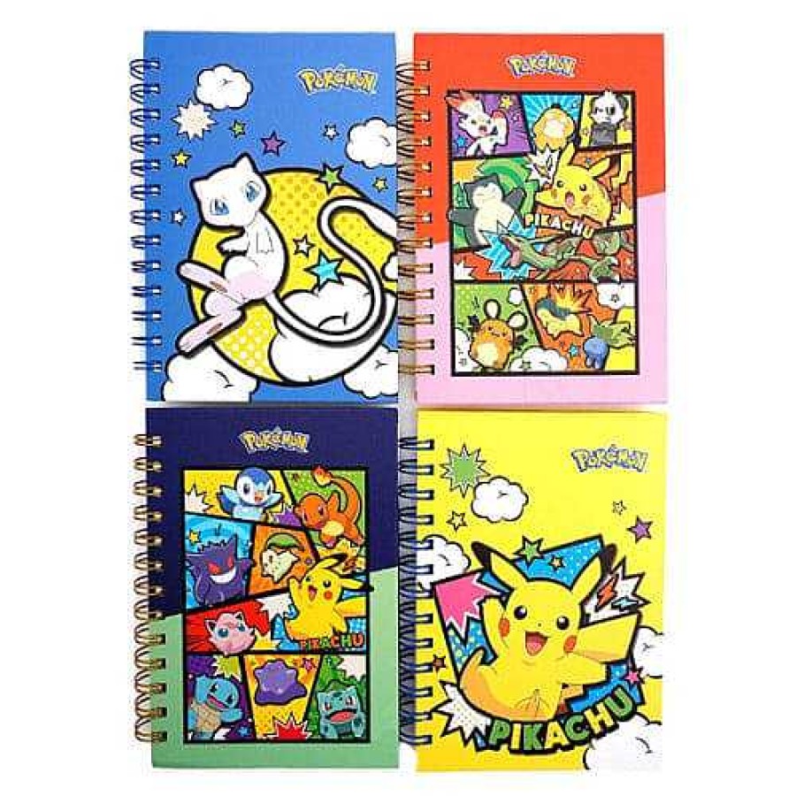 Stationery BeeCrazee Lined Notebooks | Pokemon Hard Cover Spiral Notebooks