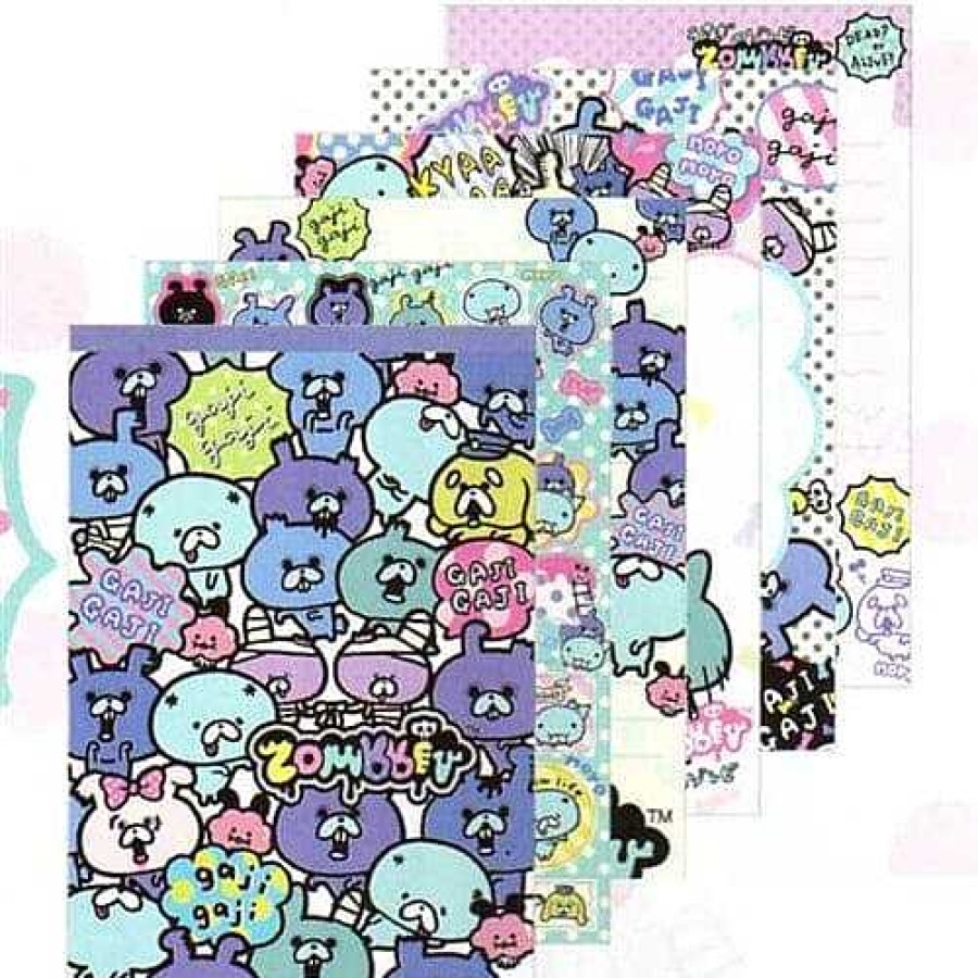 Stationery Kawaii Import Memos | San-X Zombbit Memo Pad With Stickers: 1