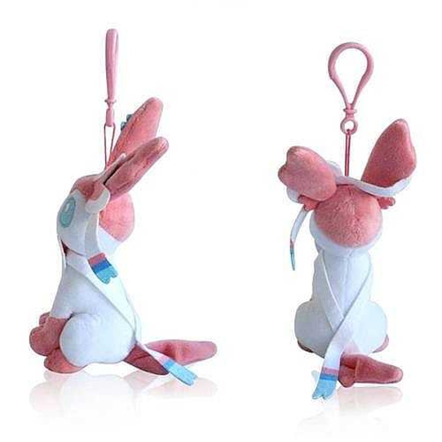 Styles BeeCrazee Bag Charms | Pokemon Plush Clip - Sylveon 5 Inch