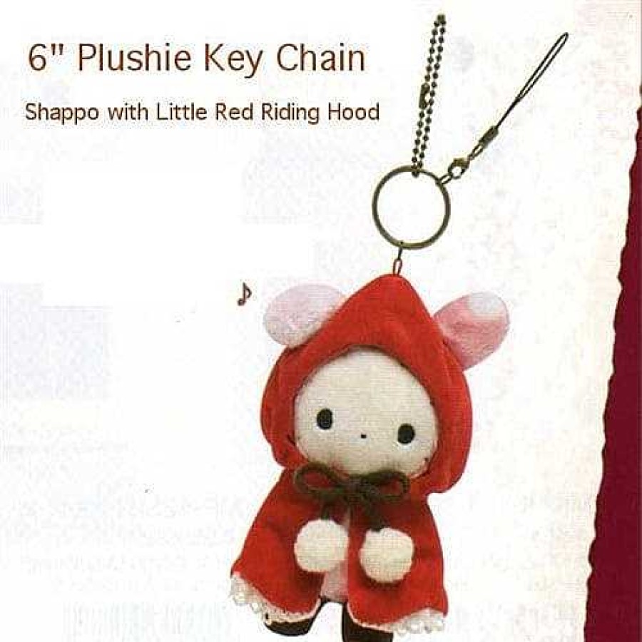 Plush Kawaii Import | San-X Sentimental Circus Little Red Riding Hood 6" Shappo Plush Keychain