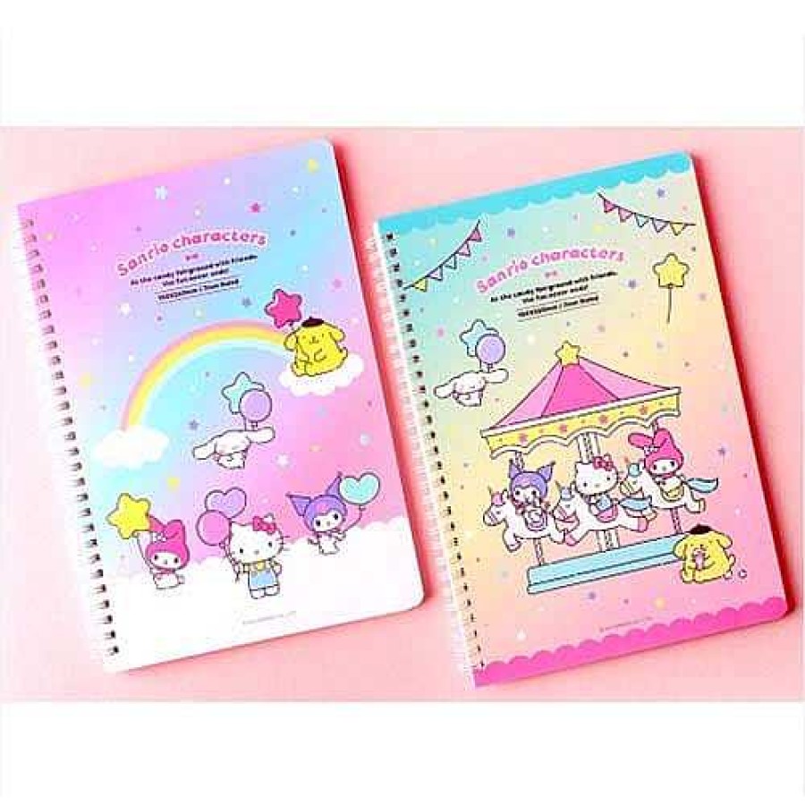 Stationery BeeCrazee Spiral Notebooks | Sanrio Friends Spiral Notebooks: Hello Kitty, My Melody, Kuromi, Pompompurin, Cinnamoroll