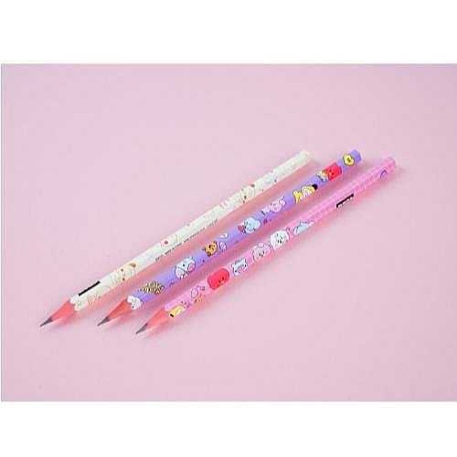 K-Pop BeeCrazee | Bt21 My Little Buddy 12 Piece Pencil Set