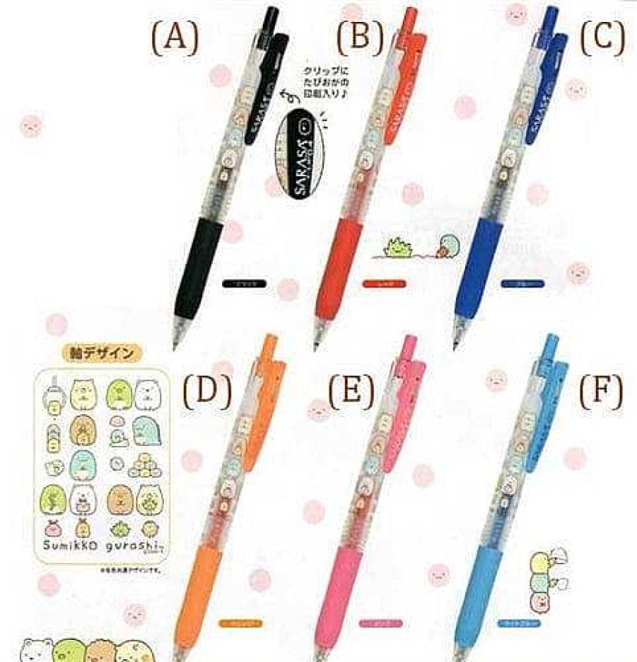 Stationery Kawaii Import Pens | San-X Sumikko Gurashi "Things In The Corner" Sarasa Clip 0.4Mm Mechanical Pens