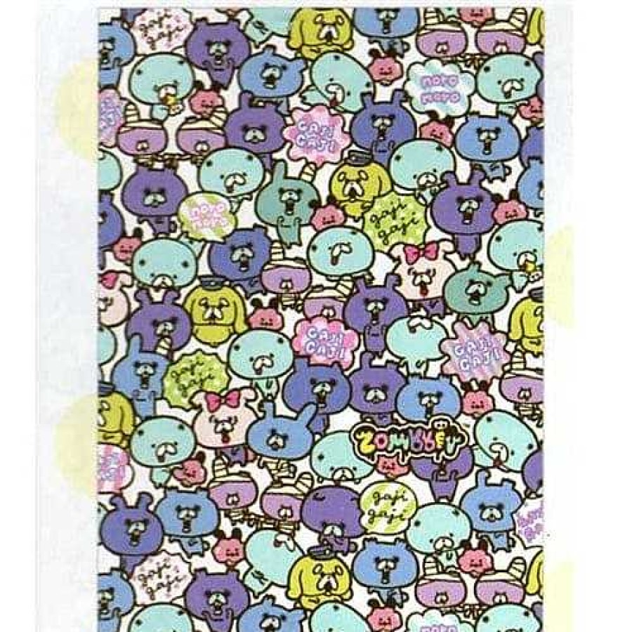 Stationery Kawaii Import | San-X Zombbit A4 2-Pocket Plastic File Folder: 1