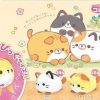 Plush Hakubundo | Yell World 15" Big Round Cat Manmaru Danyan! Mochi Plushes