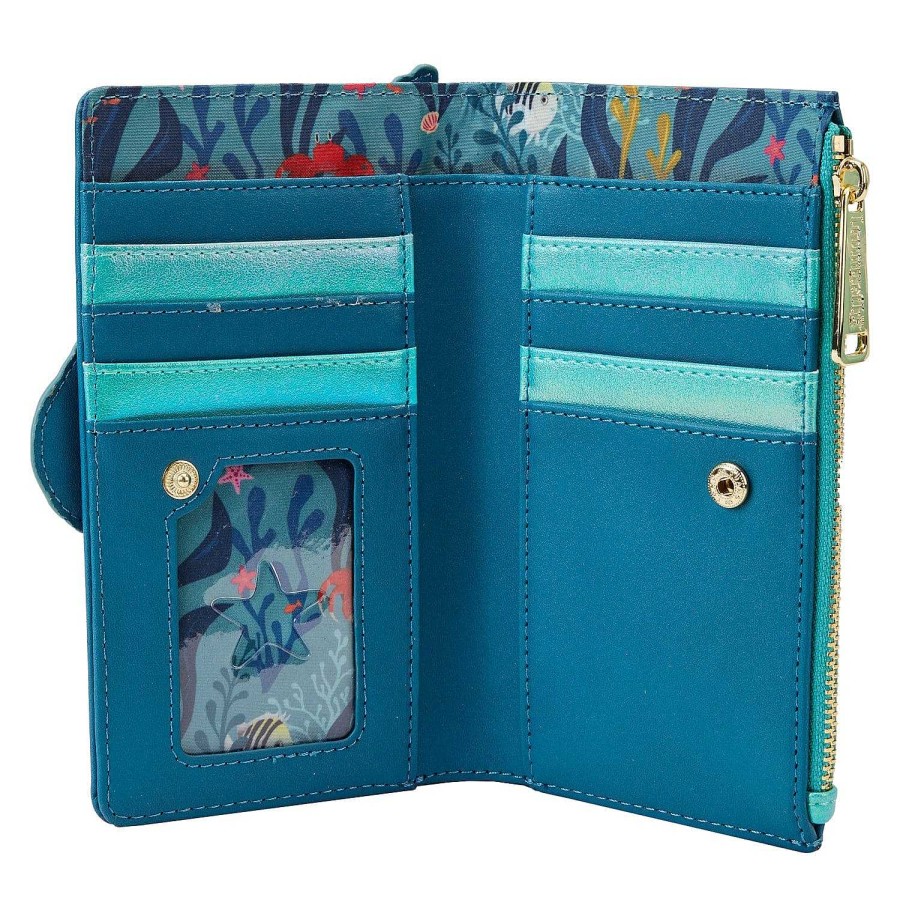 Styles Loungefly | Loungefly Disney The Little Mermaid Ariel Live Action Flap Wallet