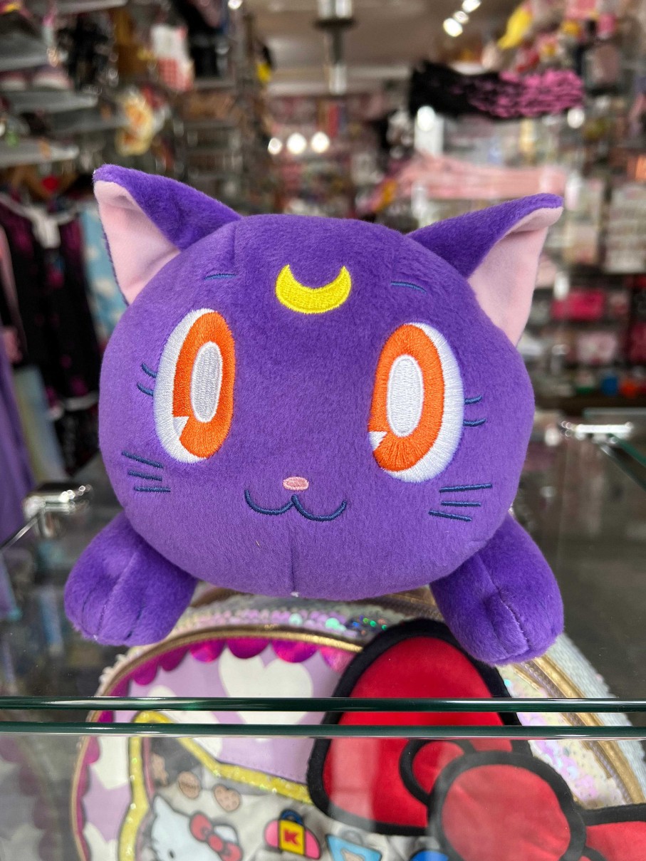 Plush Clever Idiots | Sailor Moon Luna Cat Plushies Looking Up