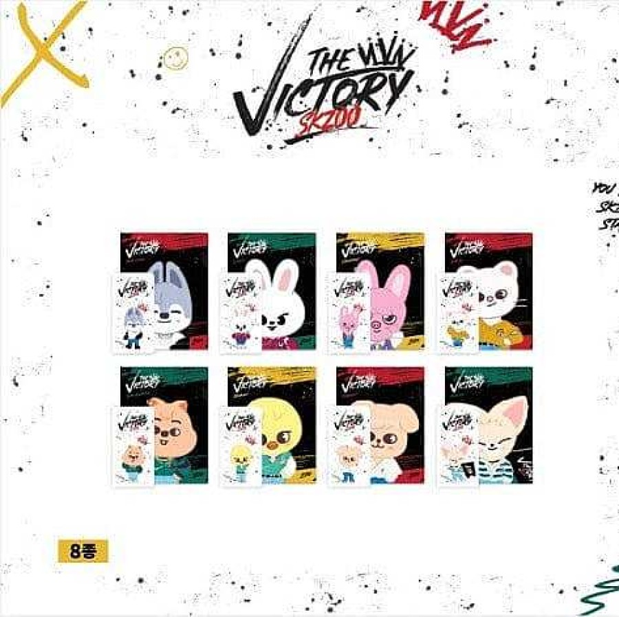 Styles Korea Pop Store Keychains & Lanyards | [Stray Kids X Skzoo The Victory] L Holder Set (Dwaekki)