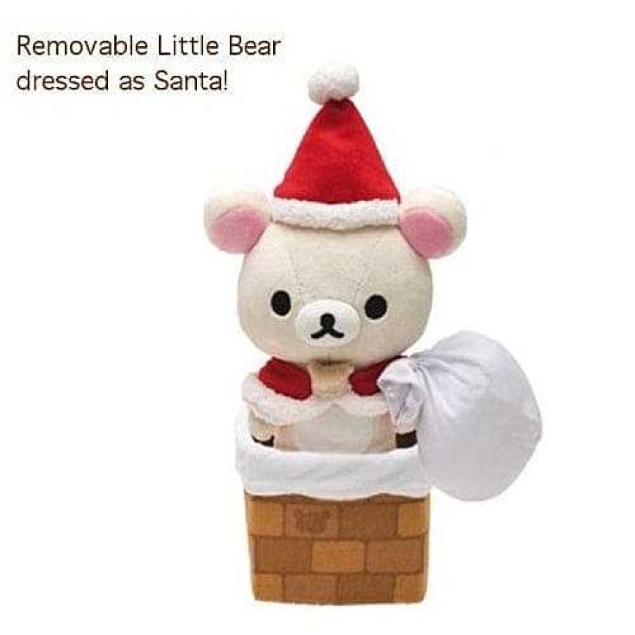 Plush Kawaii Import | San-X Rilakkuma Merry Christmas 10" Plush: Little Bear Santa