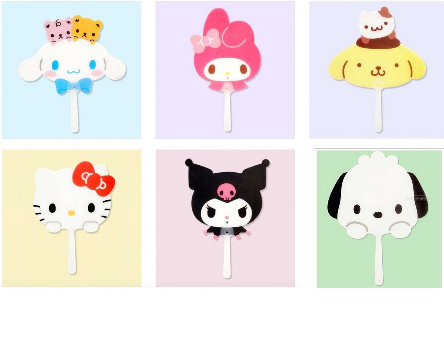 Homegoods BeeCrazee | Sanrio Friends Sweet Face Handy Fans: , , , ,