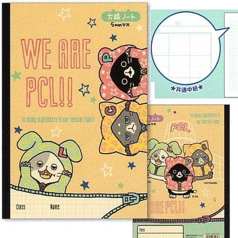 Stationery Kawaii Import Kanji Notebooks | Mind Wave Team Pcl B5 Kanji Graph Notebook