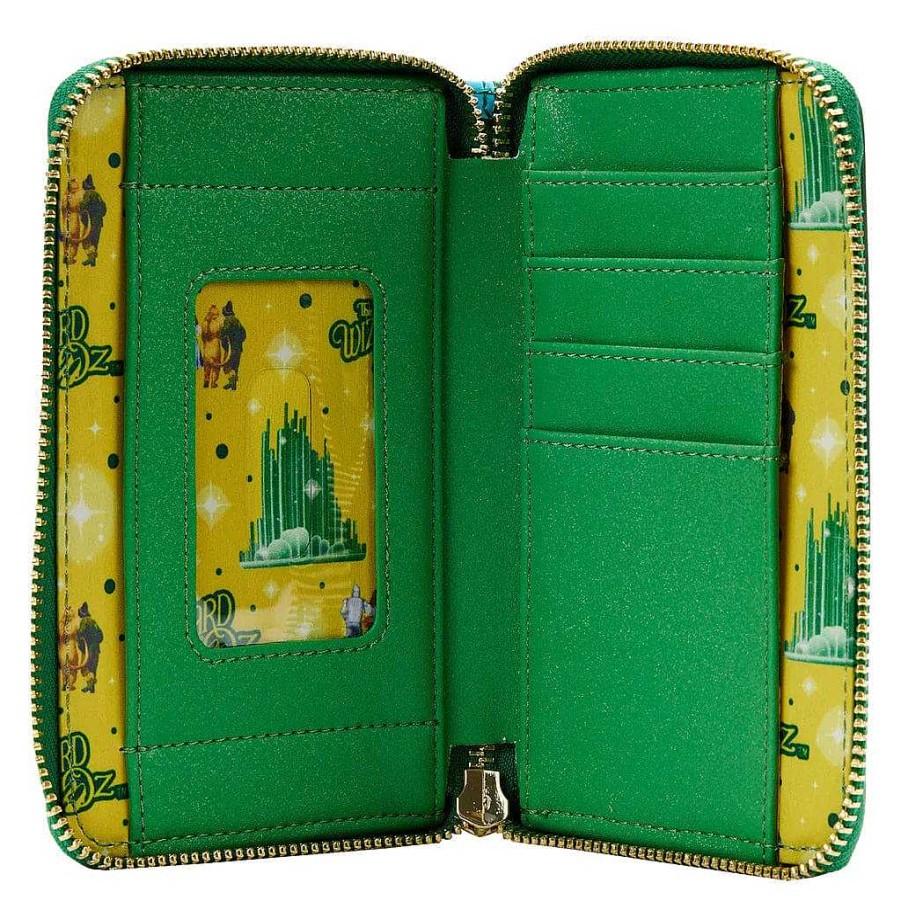 Styles Loungefly | Loungefly Wizard Of Oz Emerald City Zip Around Wallet