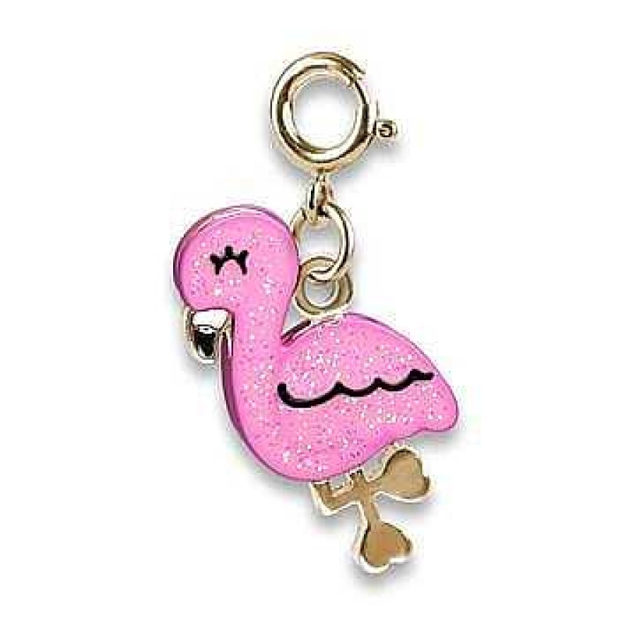 Styles Charm It Charm It! | Gold Glitter Flamingo Charm