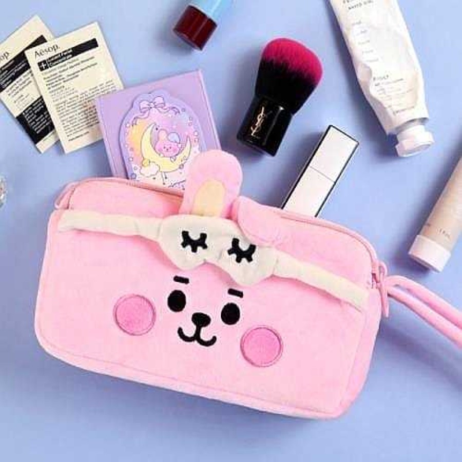 Styles BeeCrazee Pen Pouches | Bt21 Baby Plushy Pouches With Handy Straps